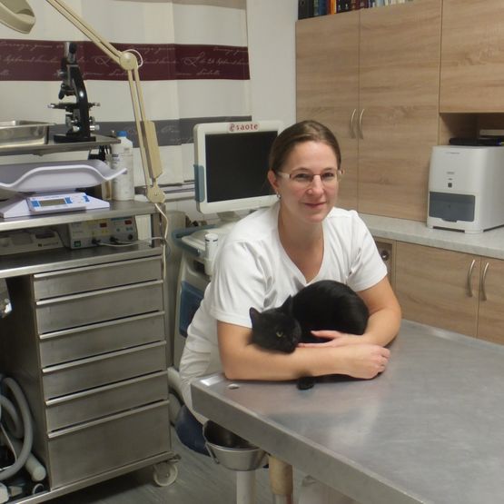 Mag. Danzinger mit Katze
